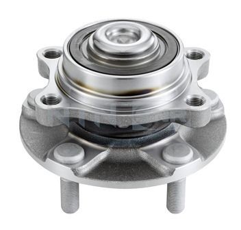 SNR R168.83 Wheel bearing kit with rubber mount, with integrated magnetic sensor ring, 136 mm