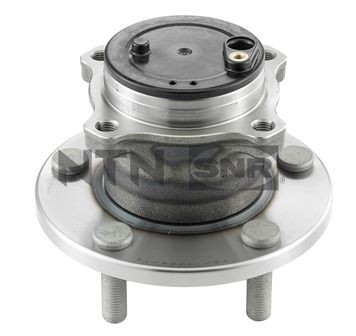 SNR R170.36 Wheel bearing kit with rubber mount, with integrated magnetic sensor ring, 148 mm