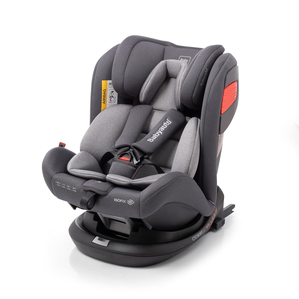 8435593701614 Babyauto Cadeira auto com Isofix, Grupo 0+ / 1 / 2 / 3, 0-36  kg, Cinto de 5 pontos, antracite, multigrupo, rotativo, Virada para trás ▷  AUTODOC preço e opinião