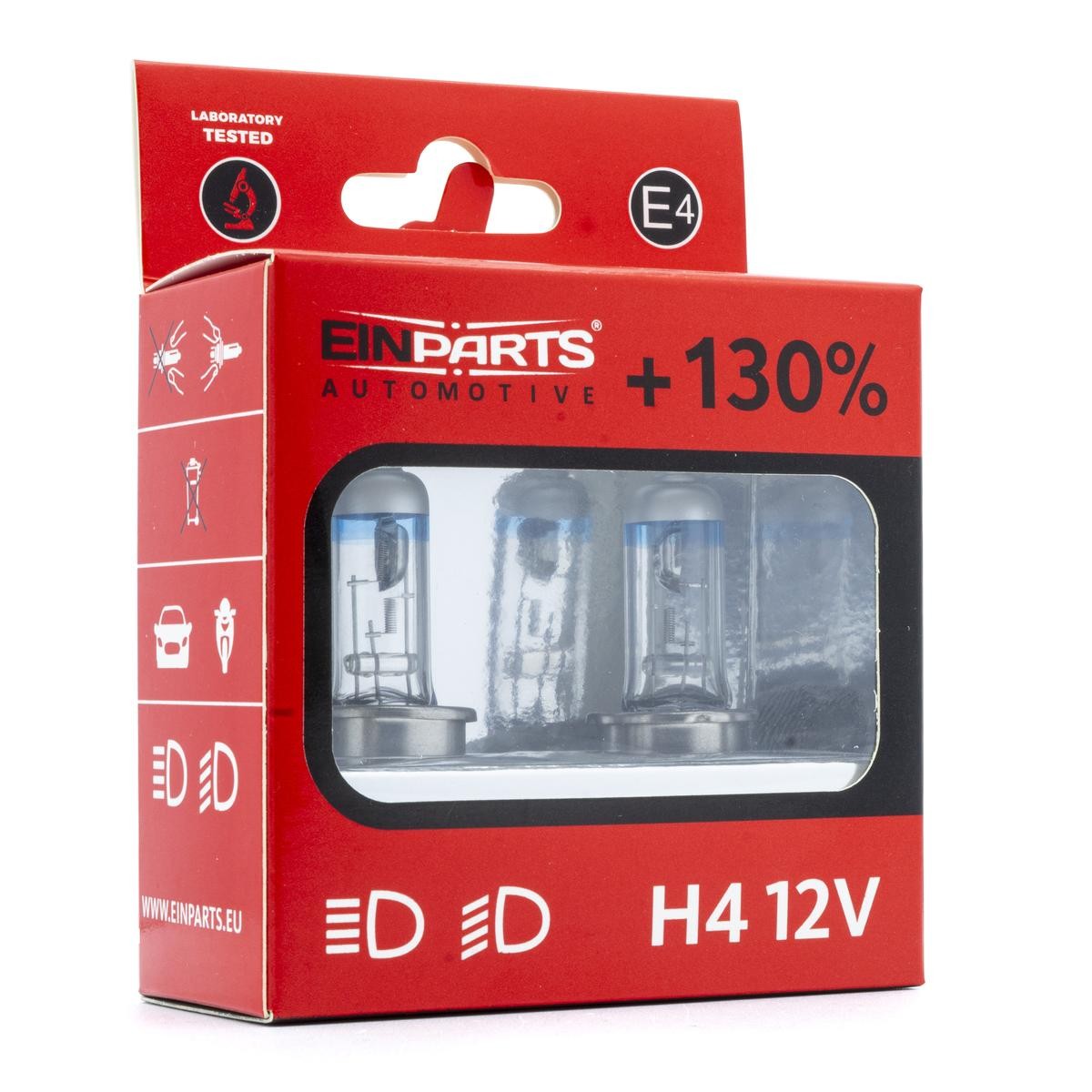 EPB46K EINPARTS Fog lamp bulb BMW H4 12V 60/55W P43t, 5000K, Halogen