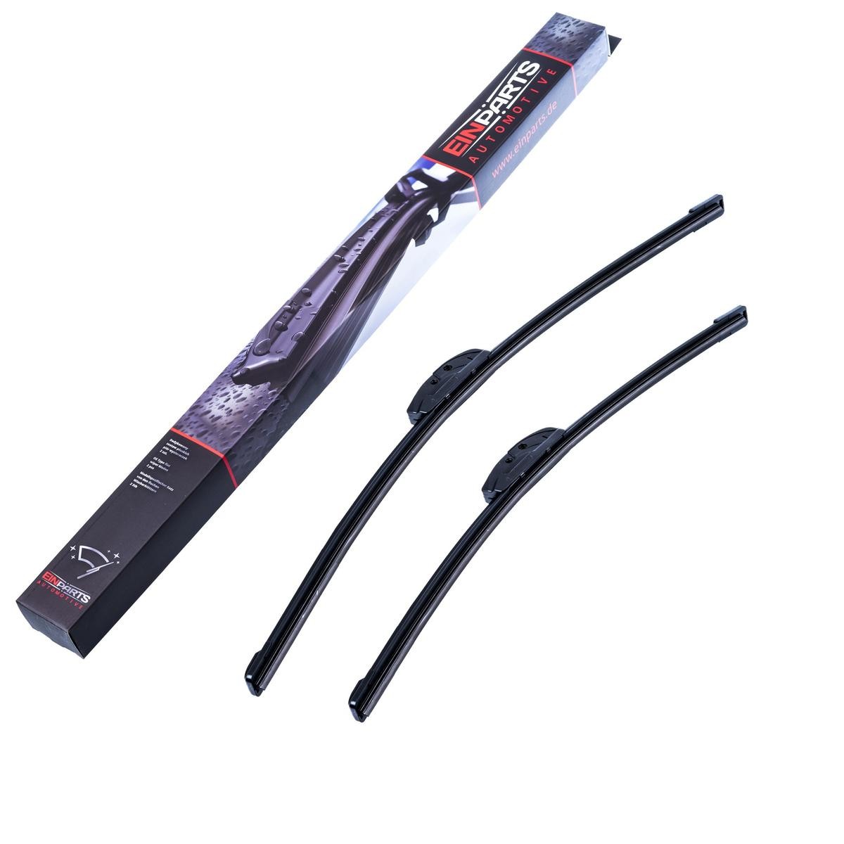EPWBDU2319 EINPARTS Windscreen wipers KIA 580, 480 mm Front, Beam, for left-hand drive vehicles