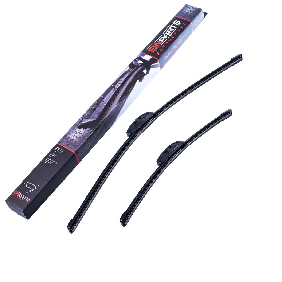 EPWBDU2416 EINPARTS Windscreen wipers KIA 610, 410 mm Front, Beam, for left-hand drive vehicles