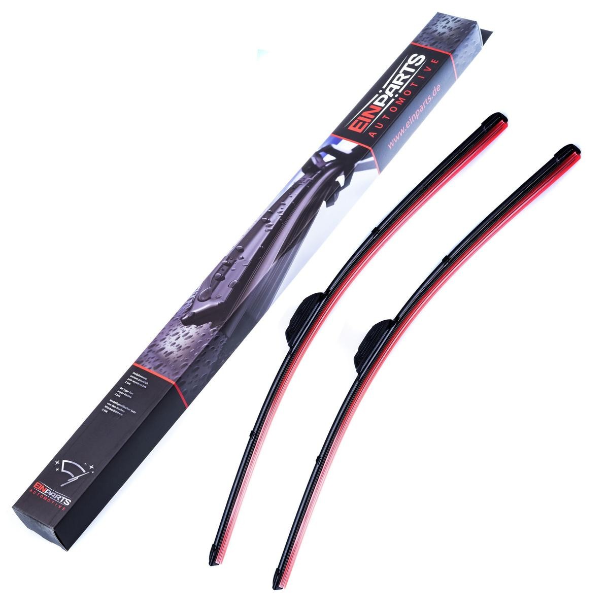 EPWBDU2622 EINPARTS Windscreen wipers FORD 660, 560 mm Front, Beam, for left-hand drive vehicles