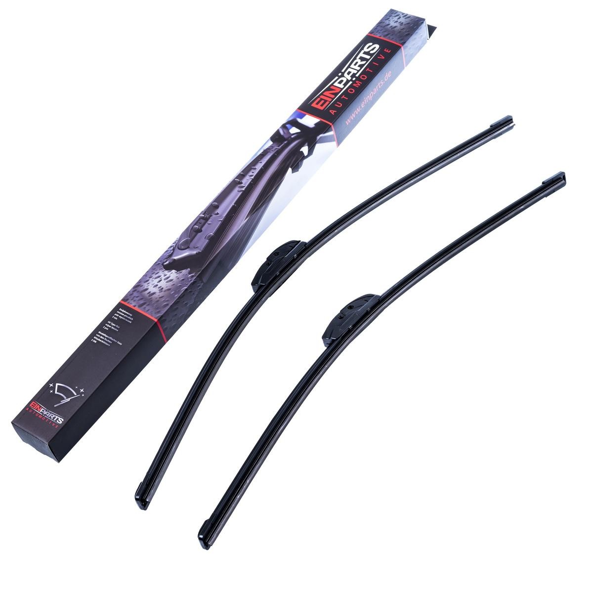 EPWBDU2624 EINPARTS Windscreen wipers MERCEDES-BENZ 660, 610 mm Front, Beam, with spoiler, for left-hand drive vehicles