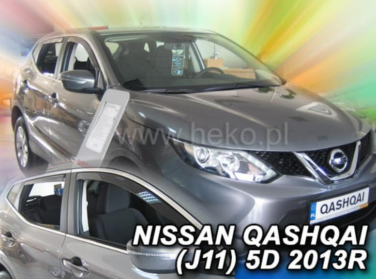 HEKO 24286 Windabweiser Fahrzeugtür, vorne, hinten, Fensterschacht,  rauchgrau für Nissan Qashqai J11 ▷ AUTODOC Preis und Erfahrung