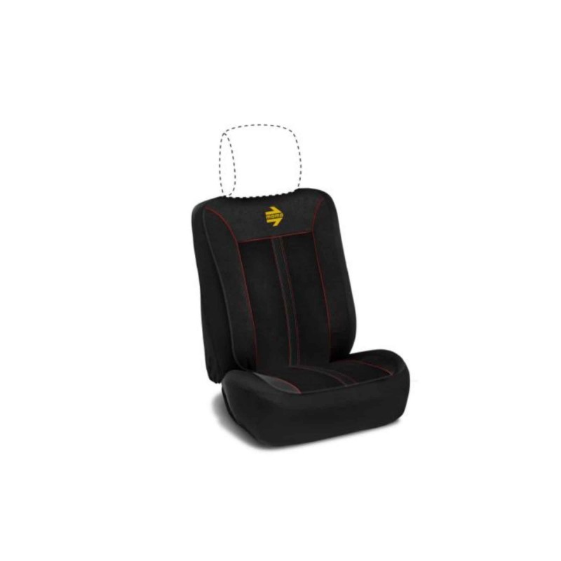 SCU45BK Momo STREET Autositzbezug schwarz, Rot, Polyester, Leder ▷ AUTODOC  Preis und Erfahrung
