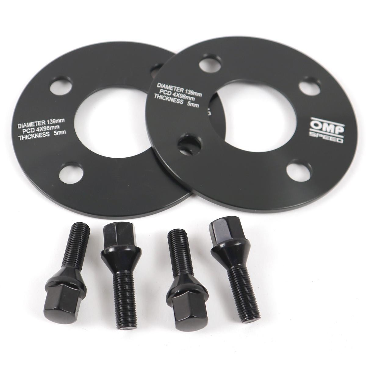 OMP OMPS08360501 Hub centric wheel spacers 4x98, 5 mm