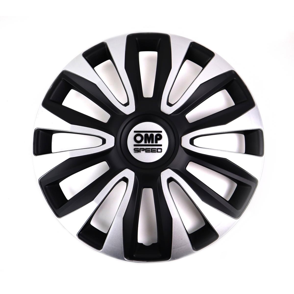 OMP OMPS07011312 Car wheel trims AUDI A6 Avant (4G5, 4GD, C7) 13 Inch black, silver