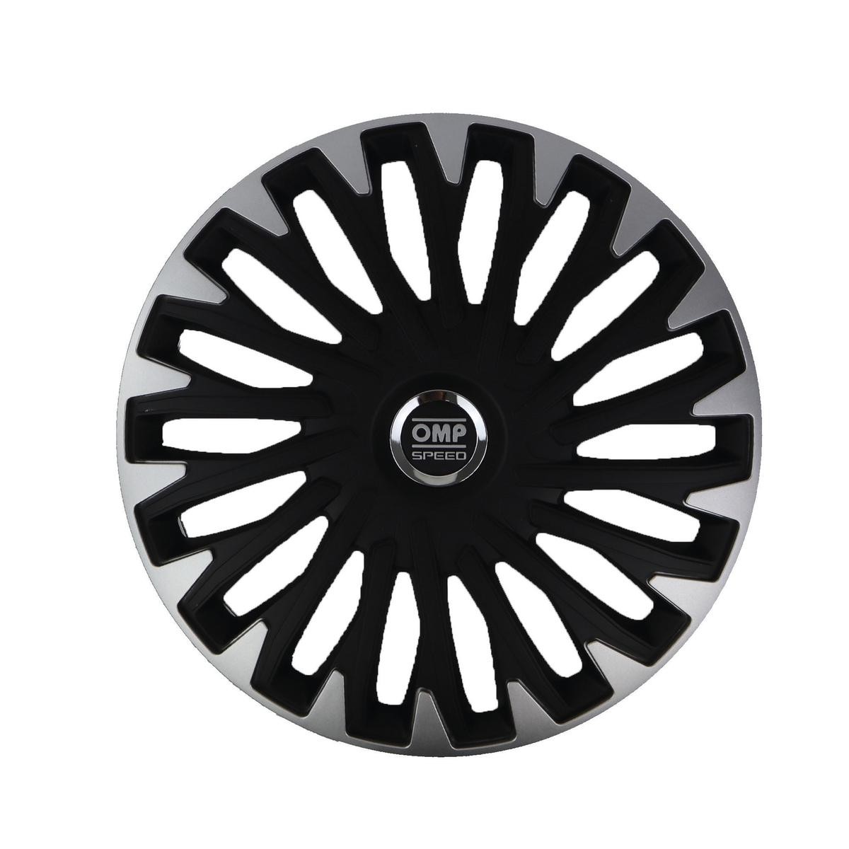 OMP OMPS07021312 Car wheel trims RENAULT CLIO Grandtour (KR0/1_) 13 Inch black, silver