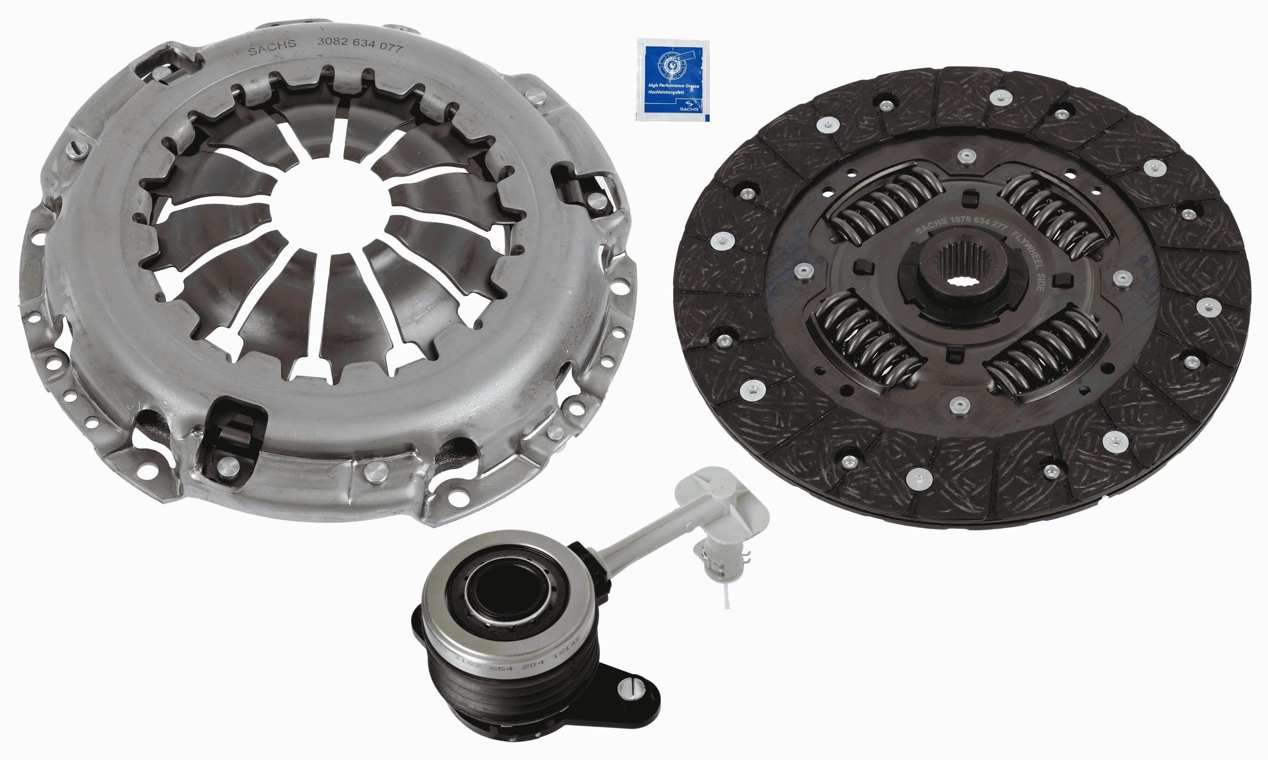 Dacia PICK UP Complete clutch kit 19335554 SACHS 3000 990 586 online buy