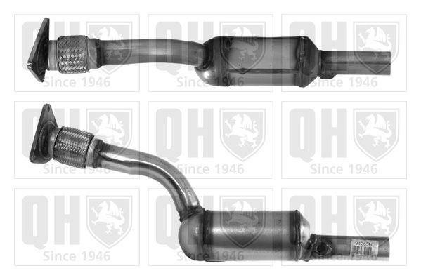 QUINTON HAZELL QCAT91255H Catalytic converter RENAULT GRAND SCÉNIC 2005 in original quality