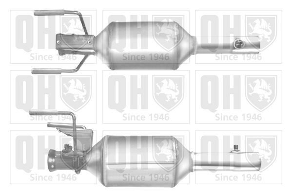 QUINTON HAZELL QDPF11016 Diesel particulate filter Mercedes Sprinter 5t 518 CDI 3.0 184 hp Diesel 2006 price