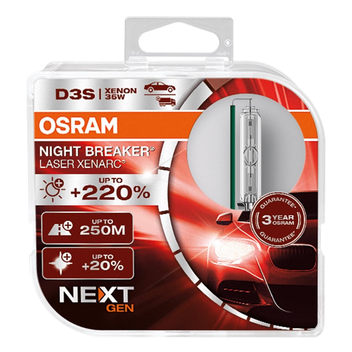 OSRAM Ampoule, projecteur longue portée VW,AUDI,MERCEDES-BENZ 66340XNN-HCB N10721806