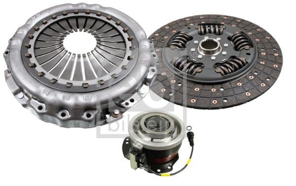 FEBI BILSTEIN 180122 Clutch kit three-piece, with central slave cylinder, with synthetic grease, 430mm