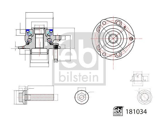 Great value for money - FEBI BILSTEIN Wheel bearing kit 181034