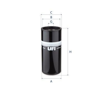 UFI Spin-on Filter Inner Diameter 2: 101,8, 118mm, Ø: 118mm, Height: 294mm Oil filters 23.503.00 buy