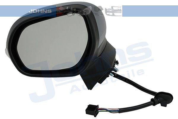 JOHNS Left, primed, for electric mirror adjustment, Convex, Heatable Side mirror 33 01 37-21 buy