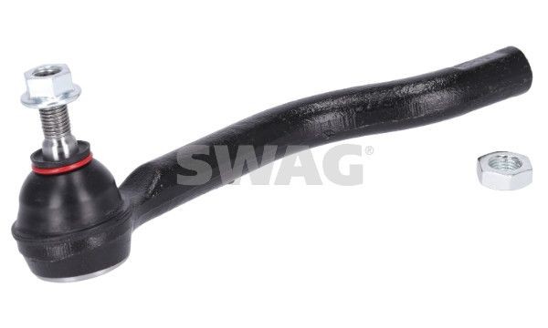 33 10 8262 SWAG Tie rod end NISSAN with self-locking nut, with nut