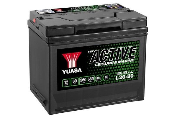 YUASA YBX9000 Batterie YBX9096 12V 70Ah 760A mit Handgriffen, AGM