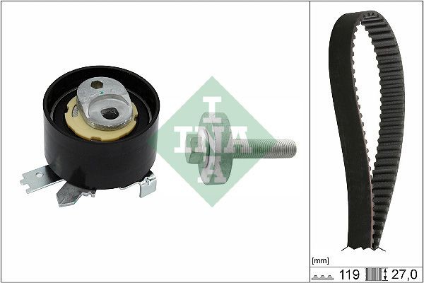 INA 530 0843 10 Timing belt kit RENAULT EXPRESS 1995 price