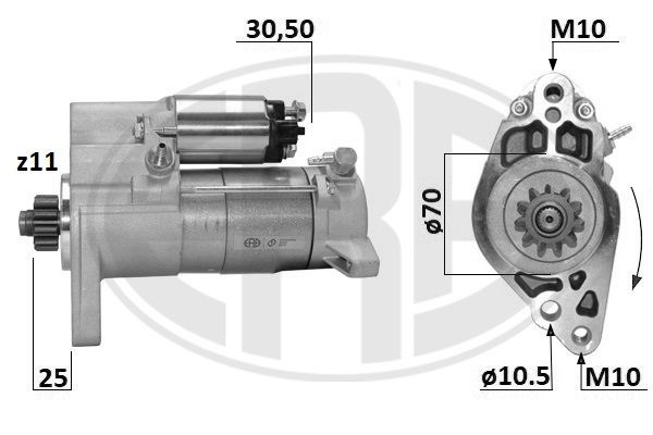 ERA 221079A Starter motor LR0-80305