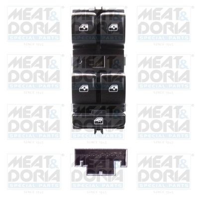 MEAT & DORIA Left Front Switch, window regulator 26638 buy