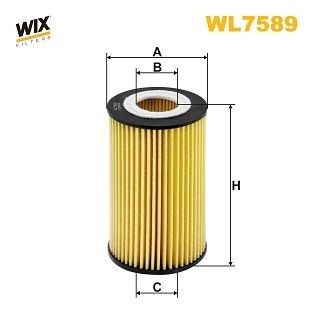 WIX FILTERS WL7589 Oil filter 06E 115 562H