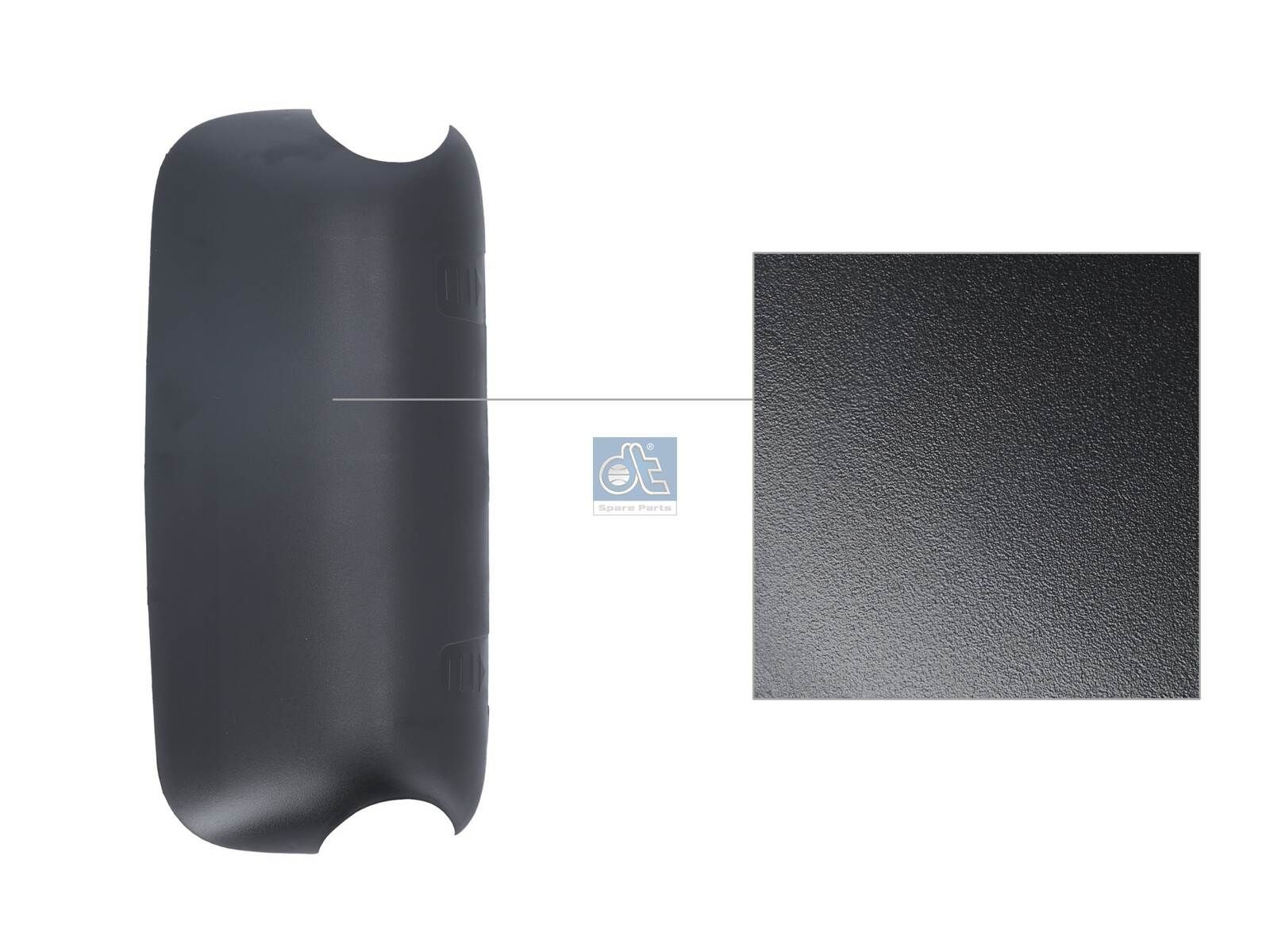 DT Spare Parts Cover, outside mirror 7.73522