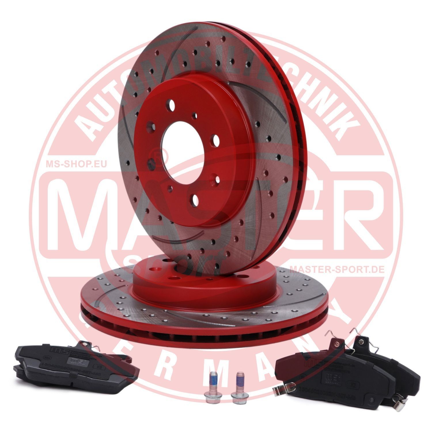MASTER-SPORT Front Axle, Vented Ø: 262mm, Brake Disc Thickness: 21mm Brake discs and pads 202121051 buy