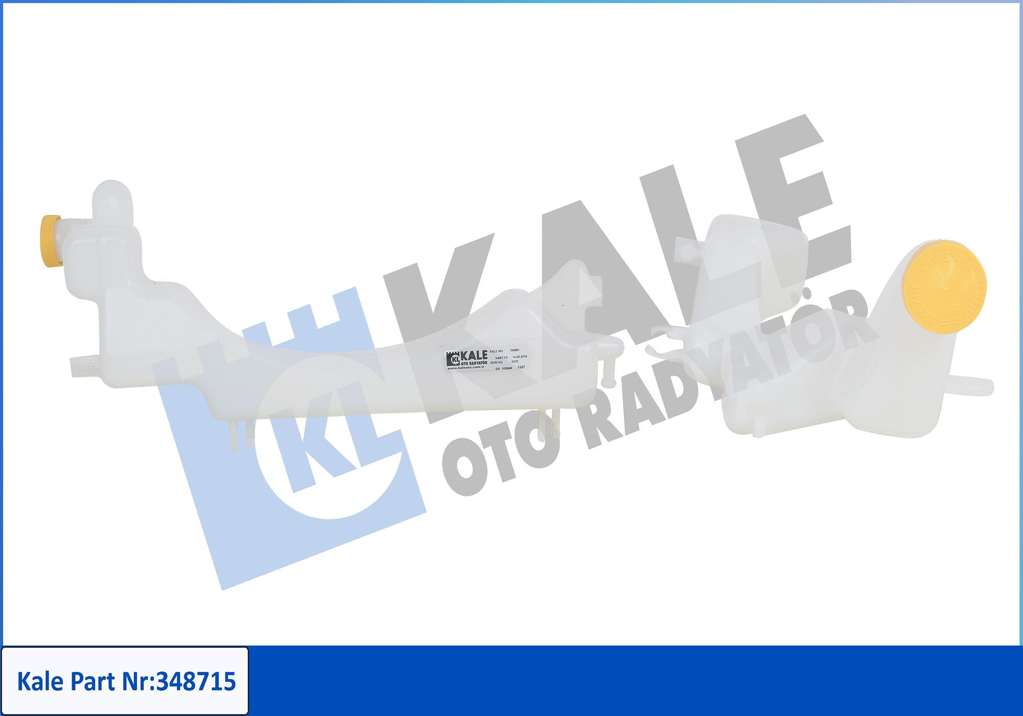 KALE OTO RADYATOR with cap Expansion tank, coolant 348715 buy