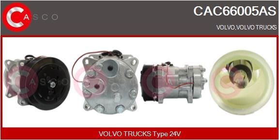 CAC66005AS CASCO Klimakompressor für VOLVO online bestellen