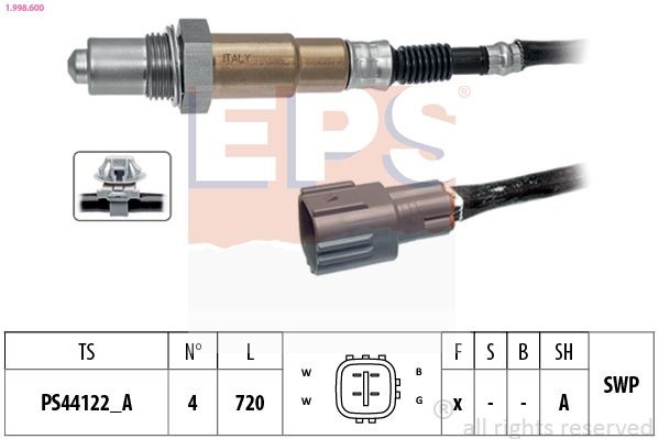 EPS 1.998.600 Lambda sensor MAZDA CX-5 2011 in original quality