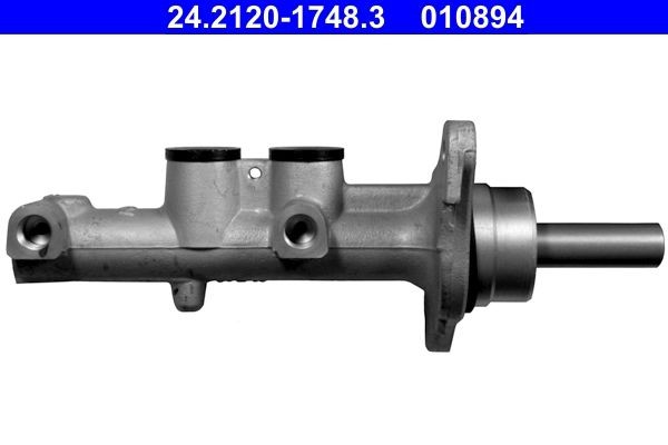 ATE 24.2120-1748.3 Brake master cylinder Number of connectors: 2, Ø: 20,6 mm, M12x1