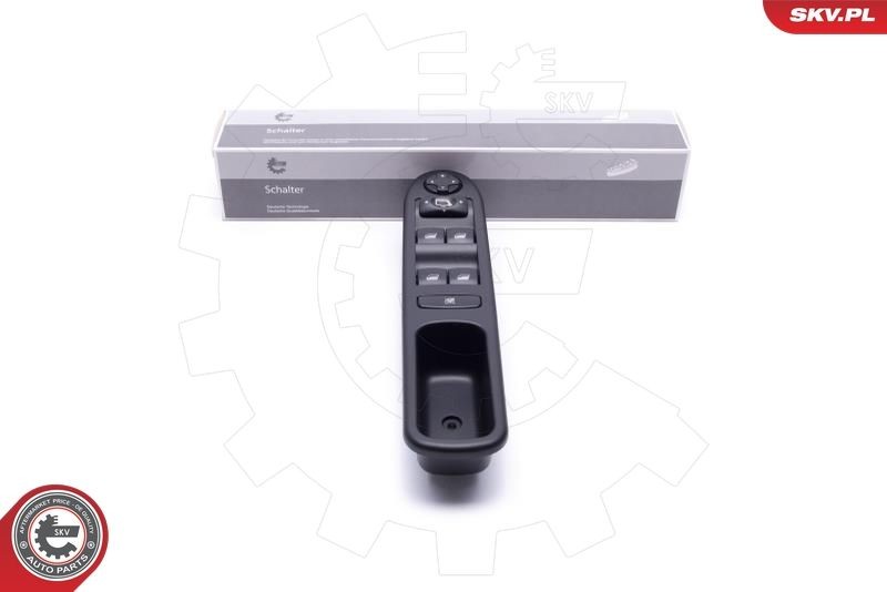 Unique Bargains Power Window Control Switch 6490.E3 6490.HQ for Peugeot 207  2007 2008 2009 2010 2011 2012 2013 2014 2015 