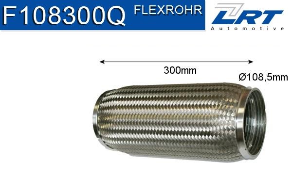Flex pipe LRT 110 x 300,0 mm, Inter Lock, Flexible - F108300Q