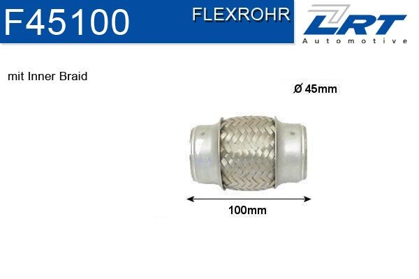 Flexrör F45100 LRT — bara nya delar