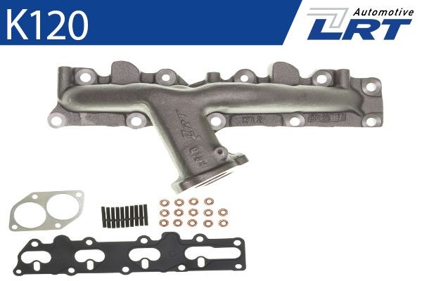 K120 Exhaust header K120 LRT with mounting parts