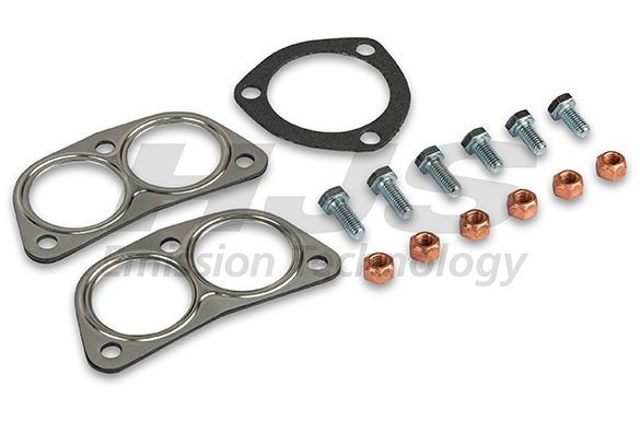 HJS 82 11 1058 PORSCHE Mounting kit, exhaust system in original quality