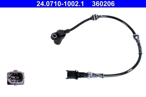 Opel ASTRA ABS wheel speed sensor 194562 ATE 24.0710-1002.1 online buy