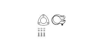 HJS 82141852 Exhaust mounting kit Opel Astra G Saloon 1.2 16V 65 hp Petrol 2000 price
