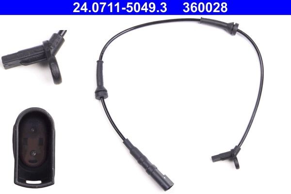 Original ATE 360028 Anti lock brake sensor 24.0711-5049.3 for FORD FOCUS