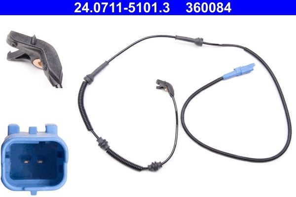 360084 ATE 1270mm Length: 1270mm Sensor, wheel speed 24.0711-5101.3 buy