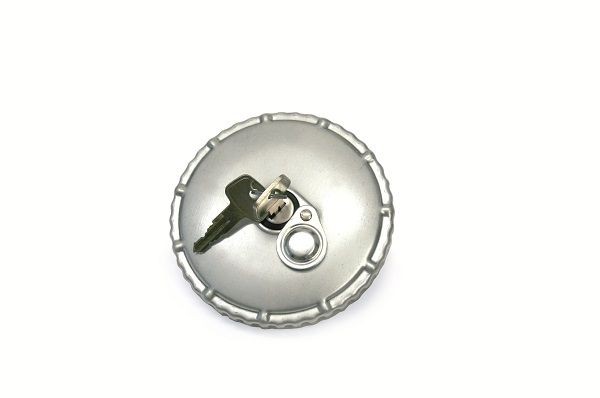 BL21080-SV-906 S-TEC Gas tank MERCEDES-BENZ 80 mm, Lockable, with lock, with key, Steel, with seal, with valves, without support strap