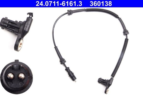 ATE ABS wheel speed sensor 24.0711-6161.3 for RENAULT MASTER