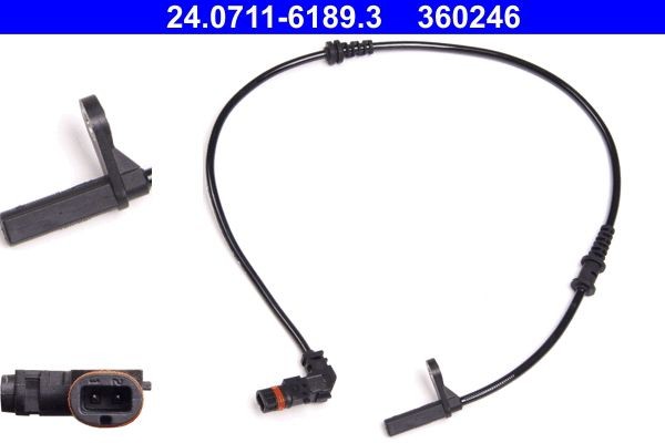 360246 ATE 618mm Length: 618mm Sensor, wheel speed 24.0711-6189.3 buy