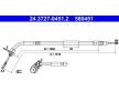 24.3727-0451.2 Freno stazionamento Mercedes-Benz Classe B B170 NGT (245.233) 116 CV 85 kW 2011 W245