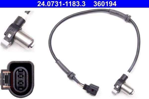 Great value for money - ATE ABS sensor 24.0731-1183.3