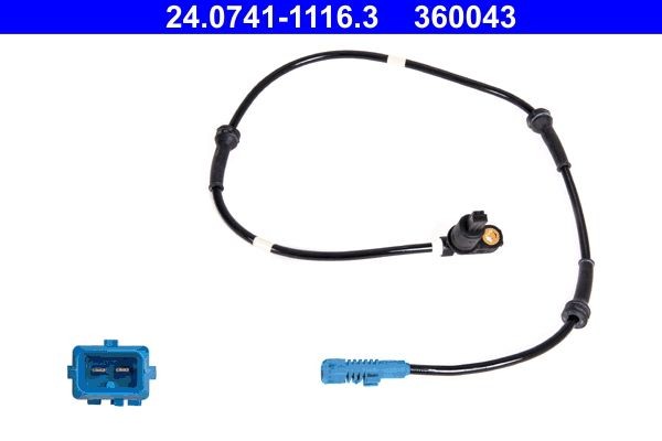 ATE 24.0741-1116.3 ABS sensor PEUGEOT experience and price
