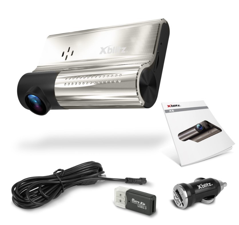 XBLITZ X6WiFi In-car cameras SMART CITY-COUPE (450) 1920 x 1080 Full HD, Viewing Angle 140°