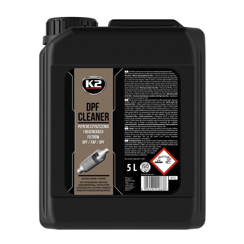 K2 W155 Limpiador del filtro de partículas Capacidad: 5L, CLEANER DPF/FAP